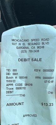 Michoacano Speed Road Service