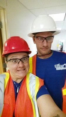 Post Construction Cleaning, U.S. Army Corps of Engineers contract, Buckley AFB (2016)