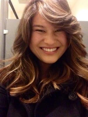 incredible color and cut! I'm obsessed with my new hair!