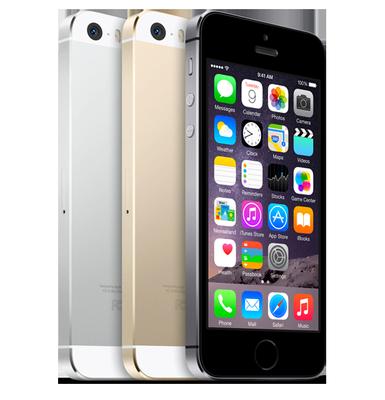 iPhone 5s features a 4-inch Retina display, an A7 chip with 64-bit desktop-class architecture, the Touch ID fingerprint sensor, an 8MP Camer