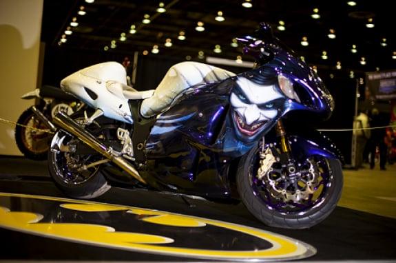 custom painted airbrushed motorcycle