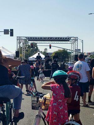 Beatles cover band at one of the hubs (near Jax)