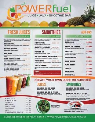 Powerfuel Juice, Java & Smoothie Cafe