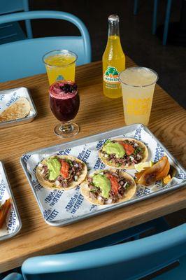Taco Combo, Mezcalita Drink, Fountain Drink, Jarrito Drink
