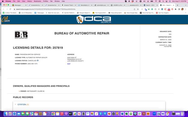 Pasadena British Motors