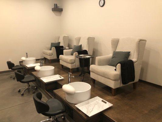 Pedicure room