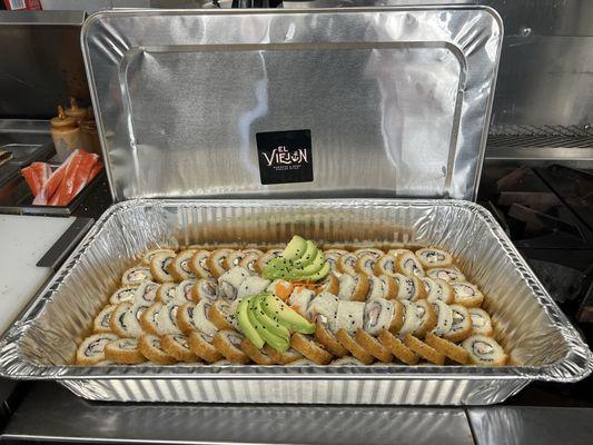 Charola para convivir en familia