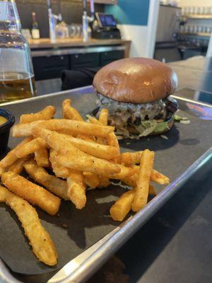 Smash burger & fries