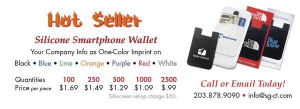 Click on image to see Special Offer: FREE DESIGN Smartphone Wallet. Keep YOUR brand in THEIR hands!