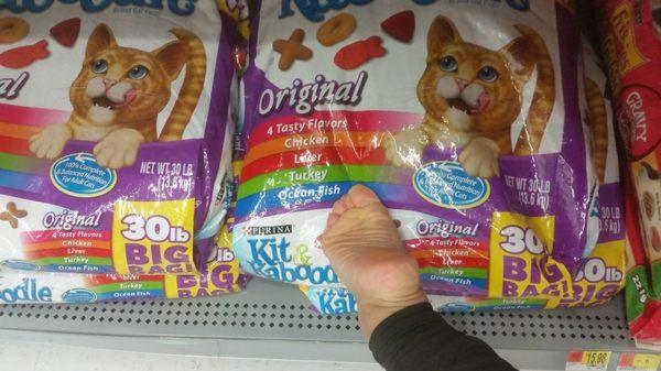 She rarely has anything purina