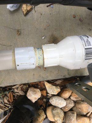 He said he sent someone to check for leaks but when we found it here, he said someone else did it and I am the problem.