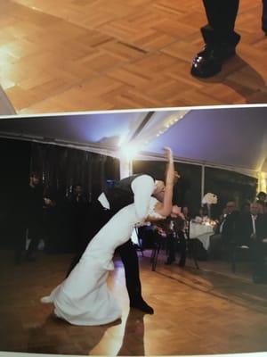 Our dance lessons made all the difference. We had a handful of photo op ready moves!