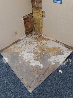 Ace Handyman Services Casper Drywall Repair Before