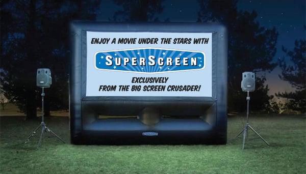 Rent a SUPERSCREEN from The Big Screen Crusader