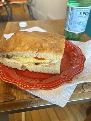 Bomb just egg Sammie