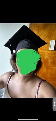 What she did to my hair for my graduation