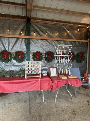 Inside the main building