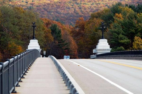 View looking back at Erving