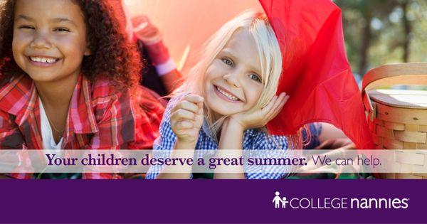 We will help you find a great nanny this summer.