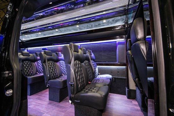 Mercedes Sprinter Shuttle Interior