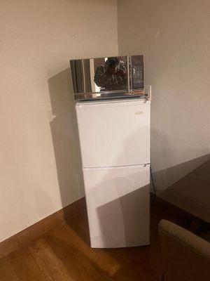 Microwave and Fridge