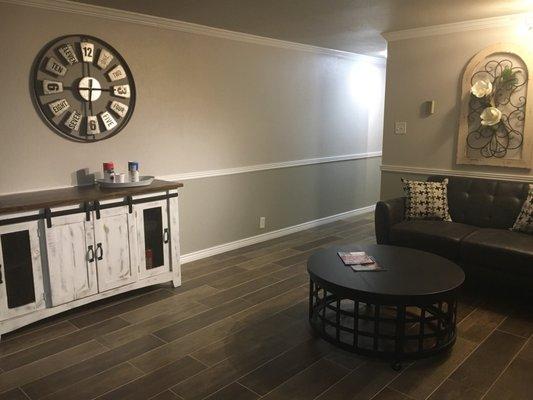 These newly remodeled laundry area are outstanding!