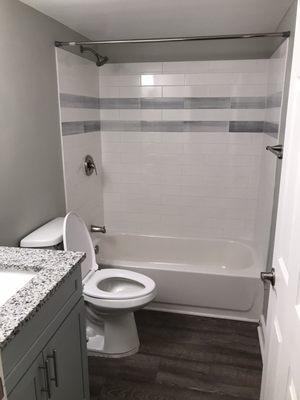 Renovated Bathroom for one of the two Renovated units we offer!!