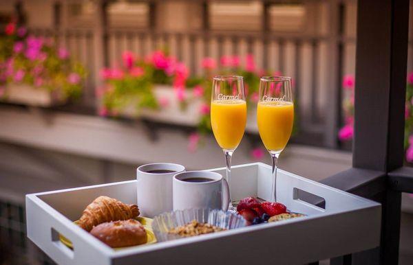 In-Room Breakfast Service
