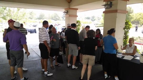 Check in was neat and orderly