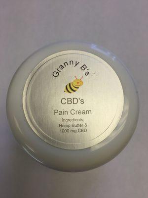 Granny B's CBD Pain cream is the worlds best. It contains the highest level CBD known and the highest quality hemp cream,lasts up to 8 hours