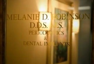 Front door of Dr Robinson's office