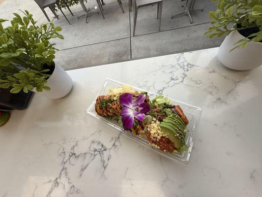 Salmon roll in sun valley