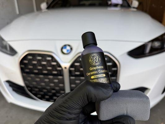 Ceramic coating the 2024 BMW