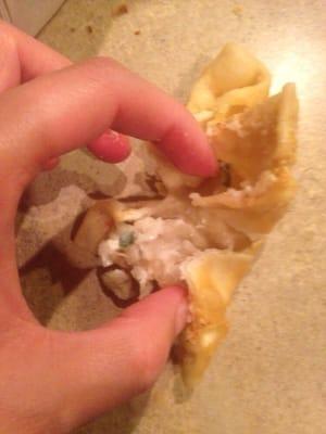 So....the cheese wonton doesn't actually have cheese.