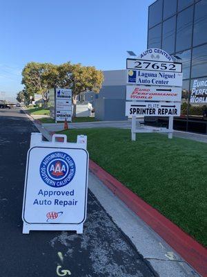 AAA approved repair facility