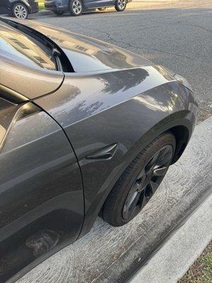 front end of Model Y