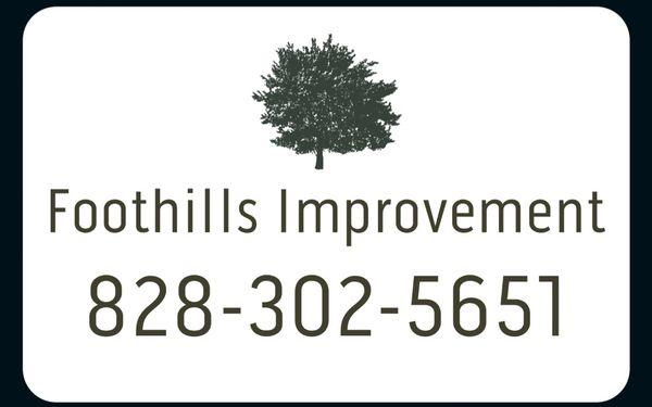 Foothills improvement