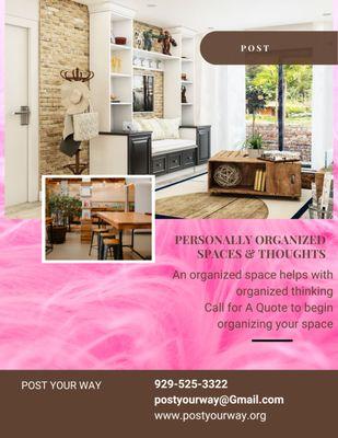 Personally Organized Space & Thoughts