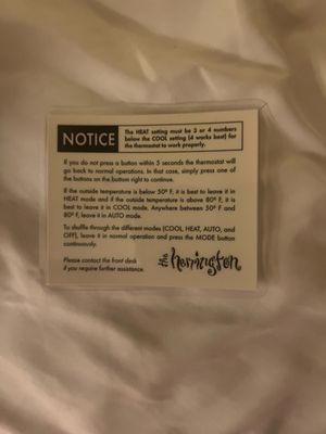 Instructions for how to use the air conditioner