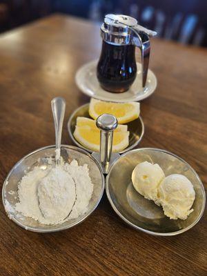 All the goodies for my Dutch baby