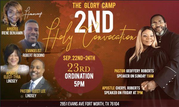 Flier of Holy Convocation 2023.