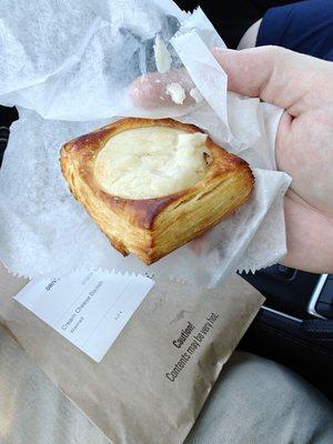 Cream cheese danish. Took CC's long enough, and it's good!