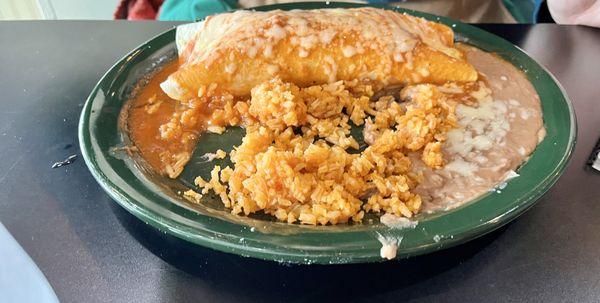 Lunch special #2 burrito