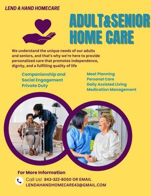 Personal and Companion Care