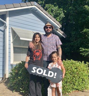 Congratulations on the sale of your first home and purchase of your dream home!