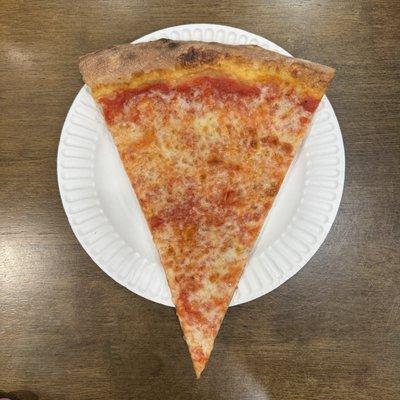 Pizza Cafe's pretty, pretty good, classic Cheese Slice