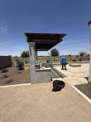 8x16 cantilever pergola