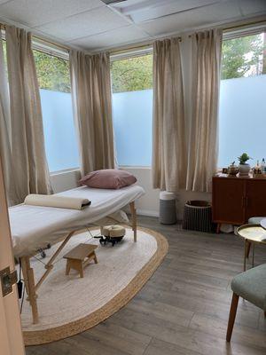 Our treatment rooms help you relax the second you walk in.
