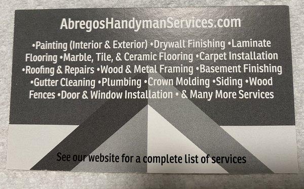Abregos Handyman Services