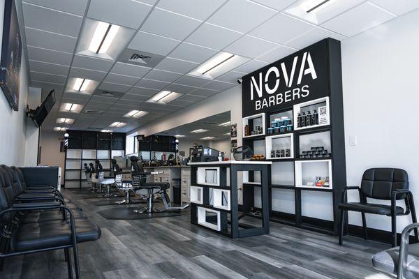 Nova Barbers in Wilmington, Massachusetts.